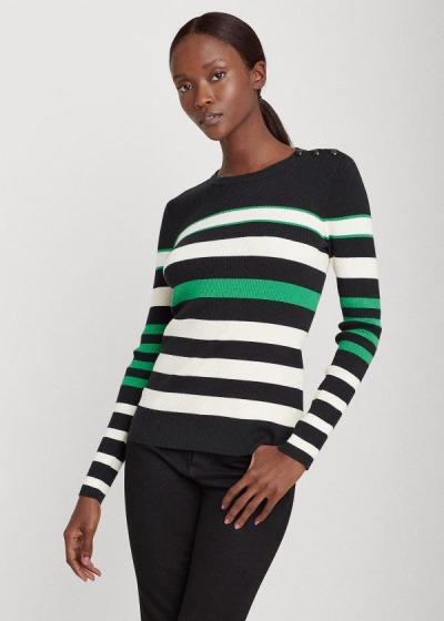 Suéter Ralph Lauren Ribbed Algodão-Blend Mulher 82971-QENZ